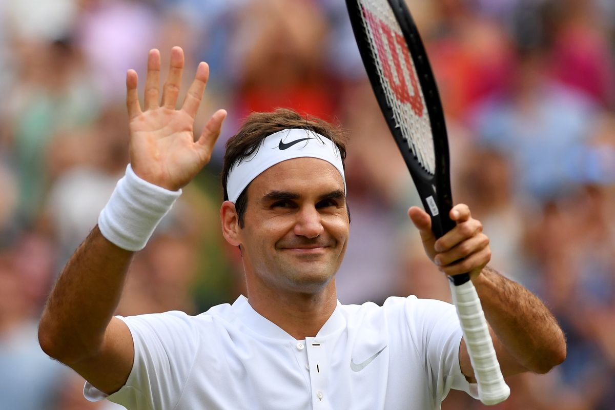Roger Federer uit Zwitserland is de beste tennisser aller ...